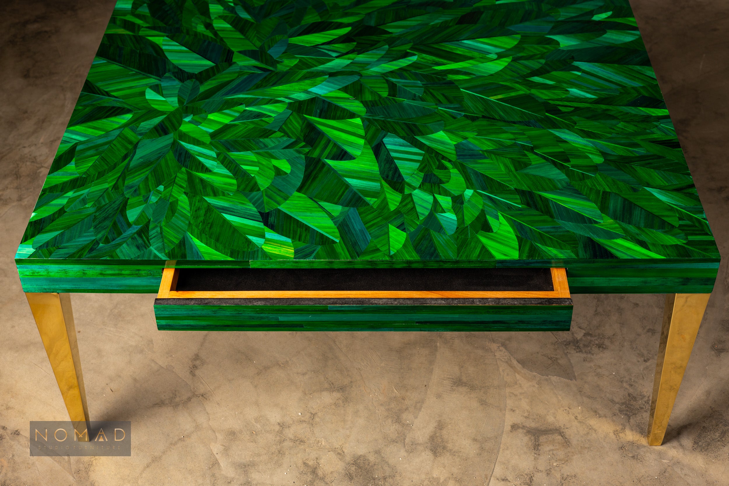 Elysian Emerald Coffee Table - Nomad Studio Furniture